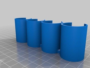 supporto di bottiglia 3d la stampa aromatico libero unghia olio polacco 3d print model - Mito3D