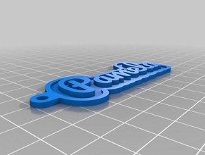 pamela llaveros personalizado 3d print model - Mito3D