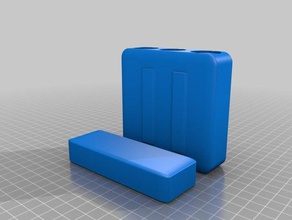 21700 caso de la batería electrónica 3d print model - Mito3D