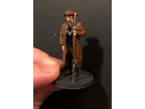 soldado revolucionário brinquedos jogos colonial dnd em miniatura 3d print model - Mito3D
