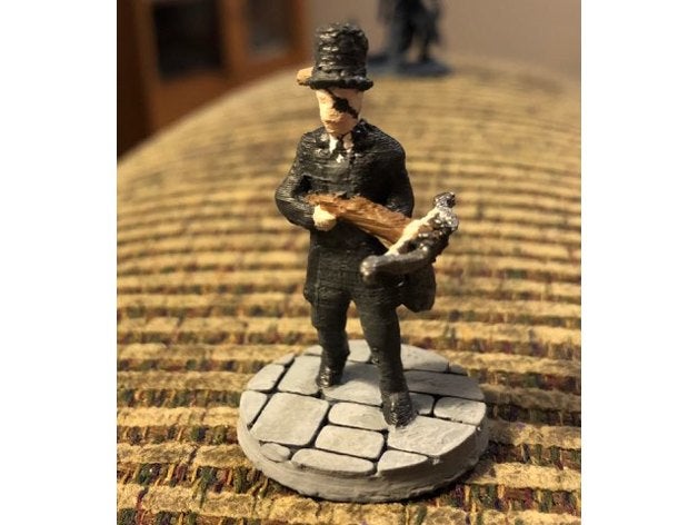 grave digger miniature toy game accessories dnd ranger undertaker 3D print model - Mito3D