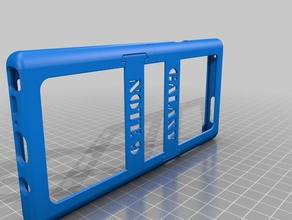 samsung galaxy note9 case mobile phone 3d print model - Mito3D