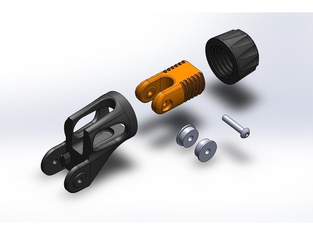 ender 3 mod axis tensioner 3d printer parts belt 3D print model - Mito3D