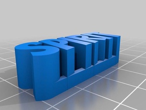 Geist Knaller Skulpturen angepasst 3d print model - Mito3D