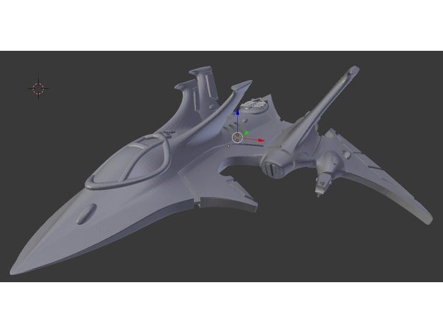 espacio elf hunter reparado juegos 40k aeldari crimson warhammer 3D print model - Mito3D