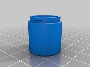 21mmx15mm id-Kurbel-Speicher-Deckel Container angepasst 3d print model - Mito3D