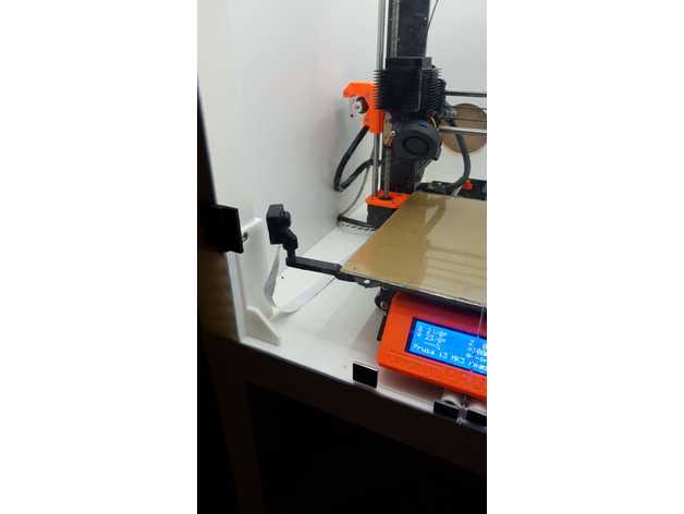 halter f&uumlr die weitwinkel kamera am prusa mk3 3d printer parts i3 raspberry pi camera 3D print model - Mito3D