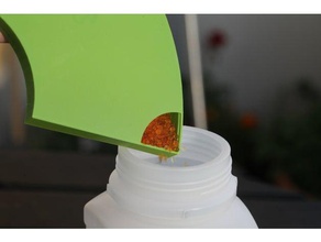 raster contenitore di essiccazione, contenente gel silice utilizzando cilindrico cibo disidratatore 3d la stampante accessori creato freecad filamento della bobina 3d print model - Mito3D