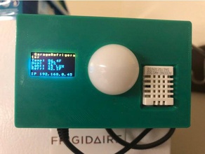 frigorifero congelatore monitor gadget temperatura 3d print model - Mito3D