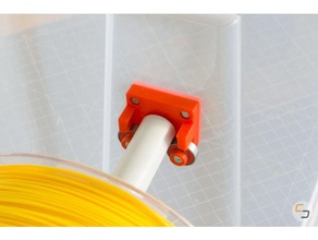 low friction filament dry box ikea samla 3d printer accessories 608 bearing spool holder 3d print model - Mito3D