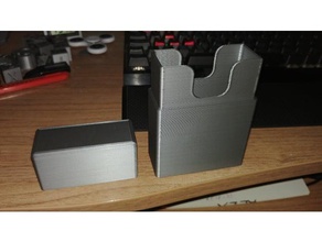 mtg deckbox 60 80 100 Karten Container mtg-box 3d print model - Mito3D