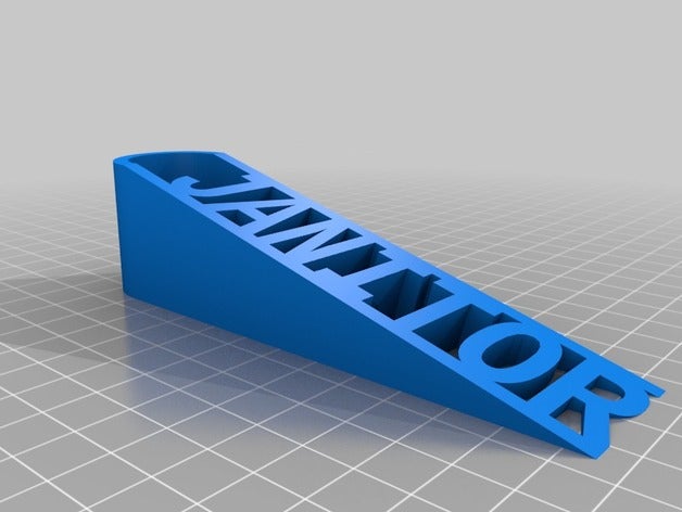 zelador office personalizado 3D print model - Mito3D