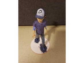 clementine walking dead people 3d print model - Mito3D