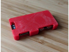 basic raspberry pi zero snap case electronics holder raspberrypi raspberrypizerocase 3d print model - Mito3D