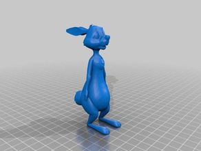 coelho 3d impressão winnie pooh 3d print model - Mito3D