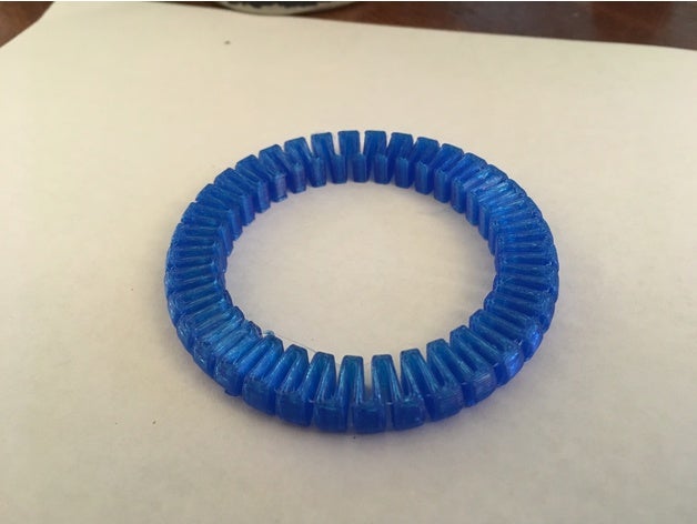 tpu pulseira 3d impressão de filamento 3D print model - Mito3D