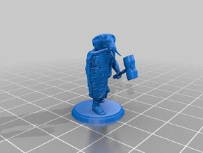loxodon fighterpaladin brinquedos jogos 3d print model - Mito3D
