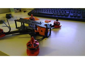 kaynak bir v011 yan plaka jja-cm1200 kamera araç gerçek monte edin quadcopter sourceone 3d print model - Mito3D