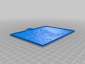 fermata 2d art customized 3d print model - Mito3D