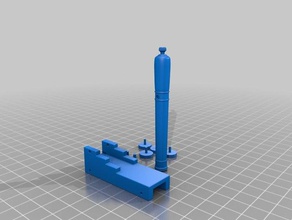 kleine Modell-Kanone mechanisch ist - Spielzeug medivial alt 3d print model - Mito3D