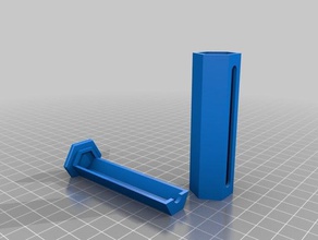 il mio personalizzato parametrico tubo contenitore contenitori 3d print model - Mito3D