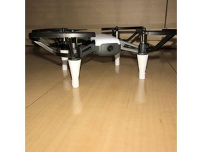 dji tello landinggear de 4 patas ver rc vehículos drone el tren aterrizaje 3d print model - Mito3D