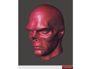 el cráneo rojo props busto infinity war de marvel redskull alma la gema villano 3d print model - Mito3D
