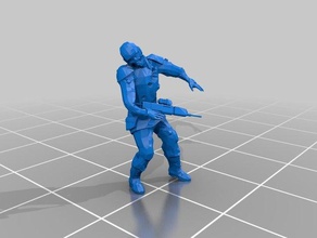 sla doom zombie méchants remix passe-temps démon miniature scifi 3d print model - Mito3D