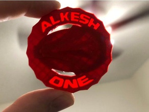 alkeshone maker coin coins badges 3d print model - Mito3D