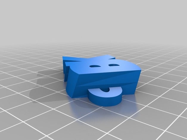 bk fob i portachiavi personalizzato 3D print model - Mito3D