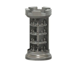 rook chess set Schach-Turm 3d print model - Mito3D