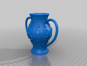 vase l'art 3d print model - Mito3D