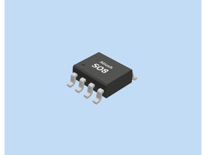 modello so8 ic pacchetto l'elettronica circuito integrato smd soic soic8 3d print model - Mito3D