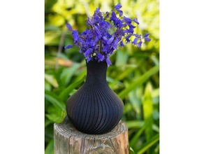vase decor art flower pot 3d print model - Mito3D