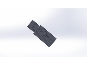 antiga chave usb computador 3d print model - Mito3D