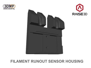 raise3d filament runout sensor housing printer accessories 3d print model - Mito3D