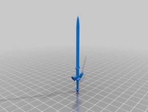 zelda master sword adereços 3d print model - Mito3D