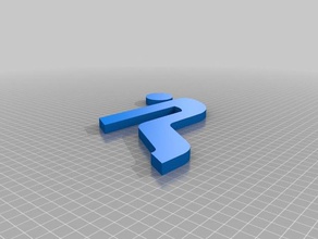 fiat grande punto logosu Bay Bayan nokta Anahtarlık araba 3d print model - Mito3D