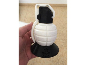 works training grenade mechanical toys army boom military prop 3d print model - Mito3D