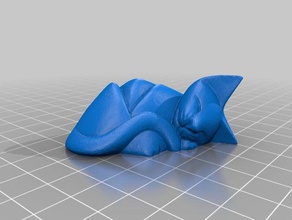 de madera gato anillo-una-cosa topper 3d impresión 3d print model - Mito3D