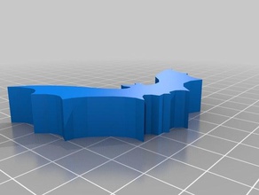 Fledermaus ring-a-Ding-topper 3d drucken 3d print model - Mito3D