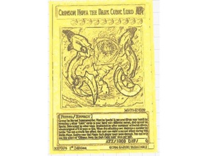 crimson nova kübik lord yugioh kart karanlık 2d sanat kartları 3d print model - Mito3D