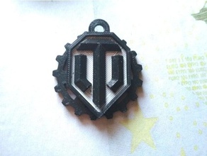 keychain wot waiting keychains 3d print model - Mito3D