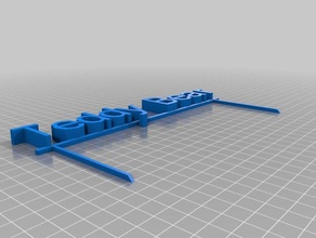 meine benutzerdefinierte Zeichen logos 3d print model - Mito3D