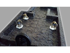 modulare dungeon tiles Knochen-clip - Spielzeug Spiel Zubehör 3d print model - Mito3D