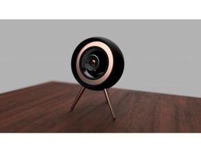 circular alto-falante decoração 3d print model - Mito3D