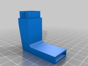 meu personalizados fullyparametric duto do ventilador impressoras 3d partes 3d print model - Mito3D