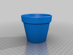 il mio personalizzato vaso di fiori in stile classico all'aperto giardino 3d print model - Mito3D