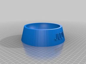 judy tazón las mascotas personalizado 3d print model - Mito3D