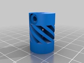 meine angepasste flexible Kupplung Maschine tools 3d print model - Mito3D